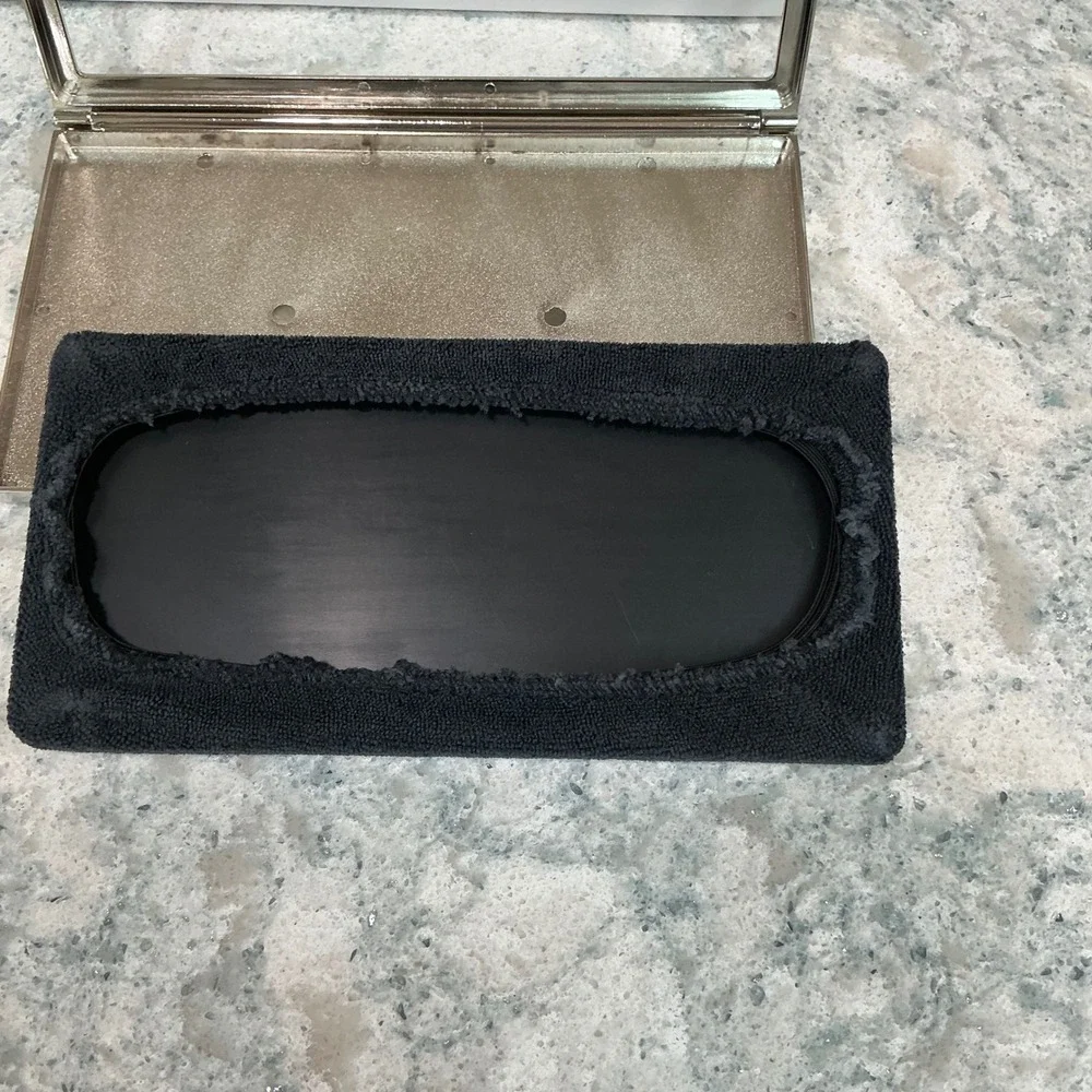 Artis Makeup Brush Cleaning Pad Premier Silver Chrome Antimicrobial Microfiber